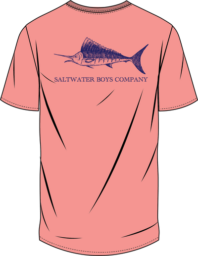 Saltwater Boys Company - White Offshore Fishing Polo 3T